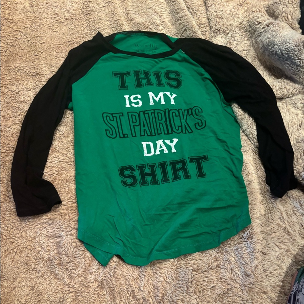 Wound Up Green Long Sleeve Tee
